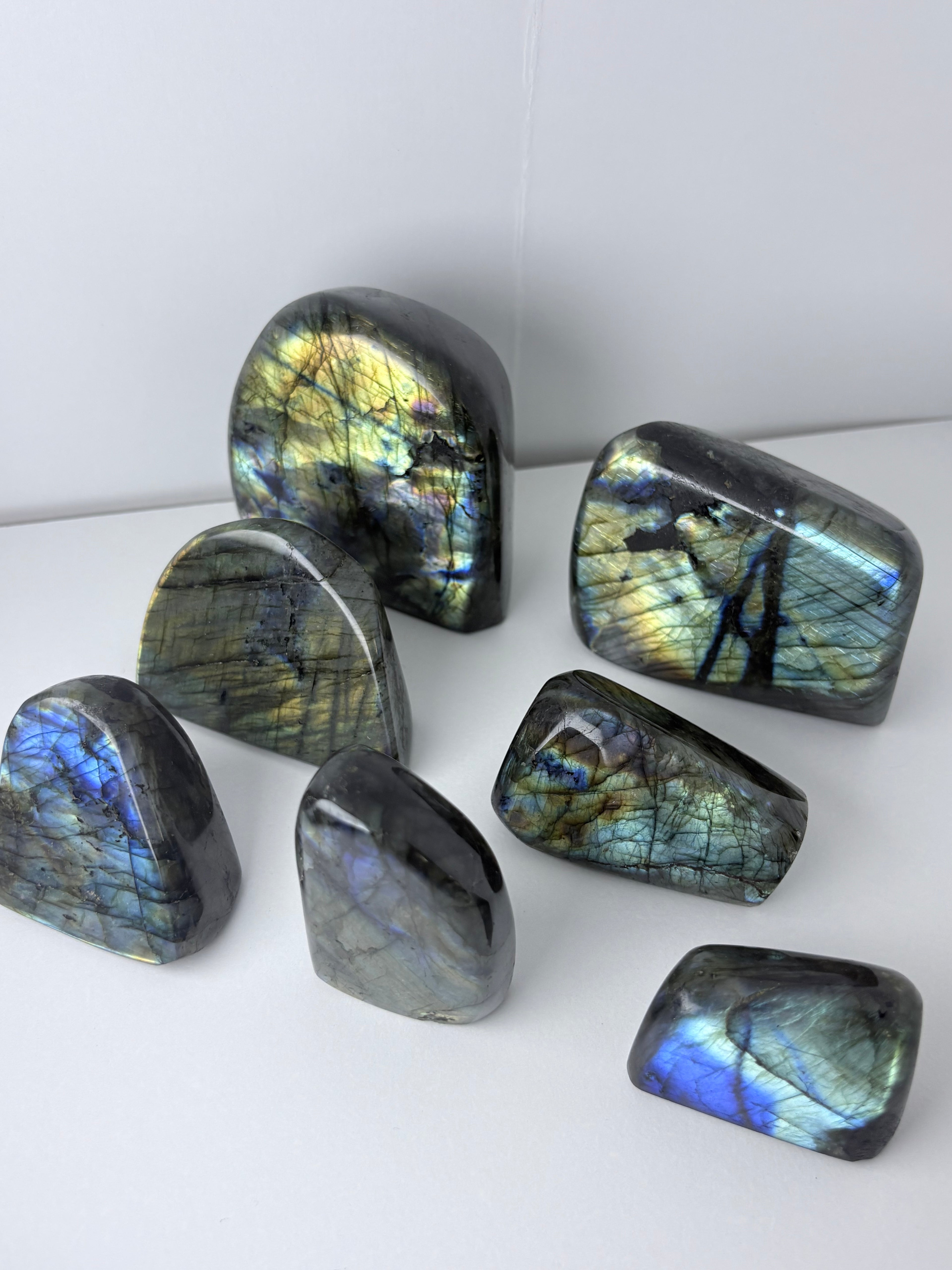 Blue/Gold Labradorite Freeforms