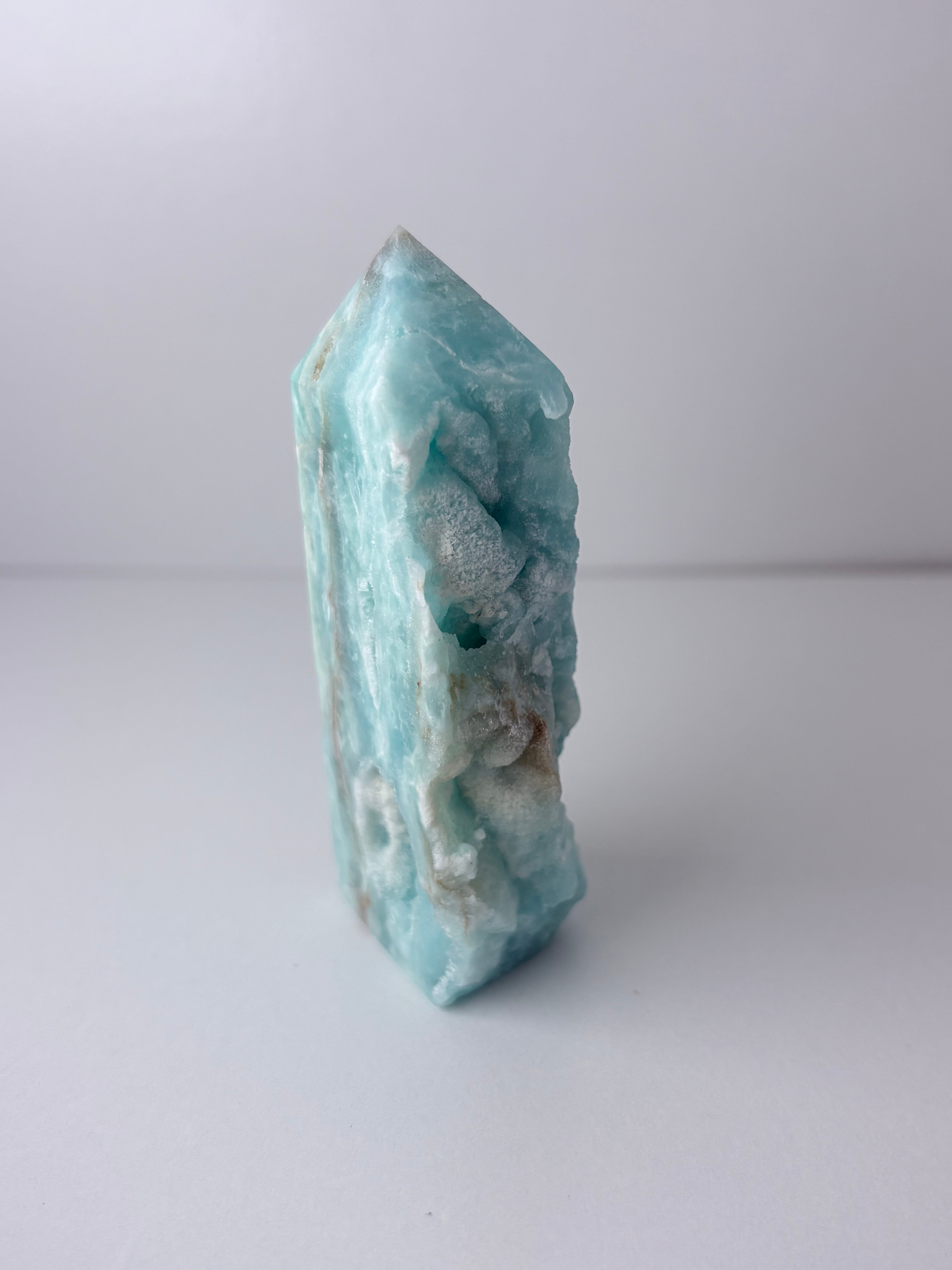 Blue Aragonite Obelisk Towers