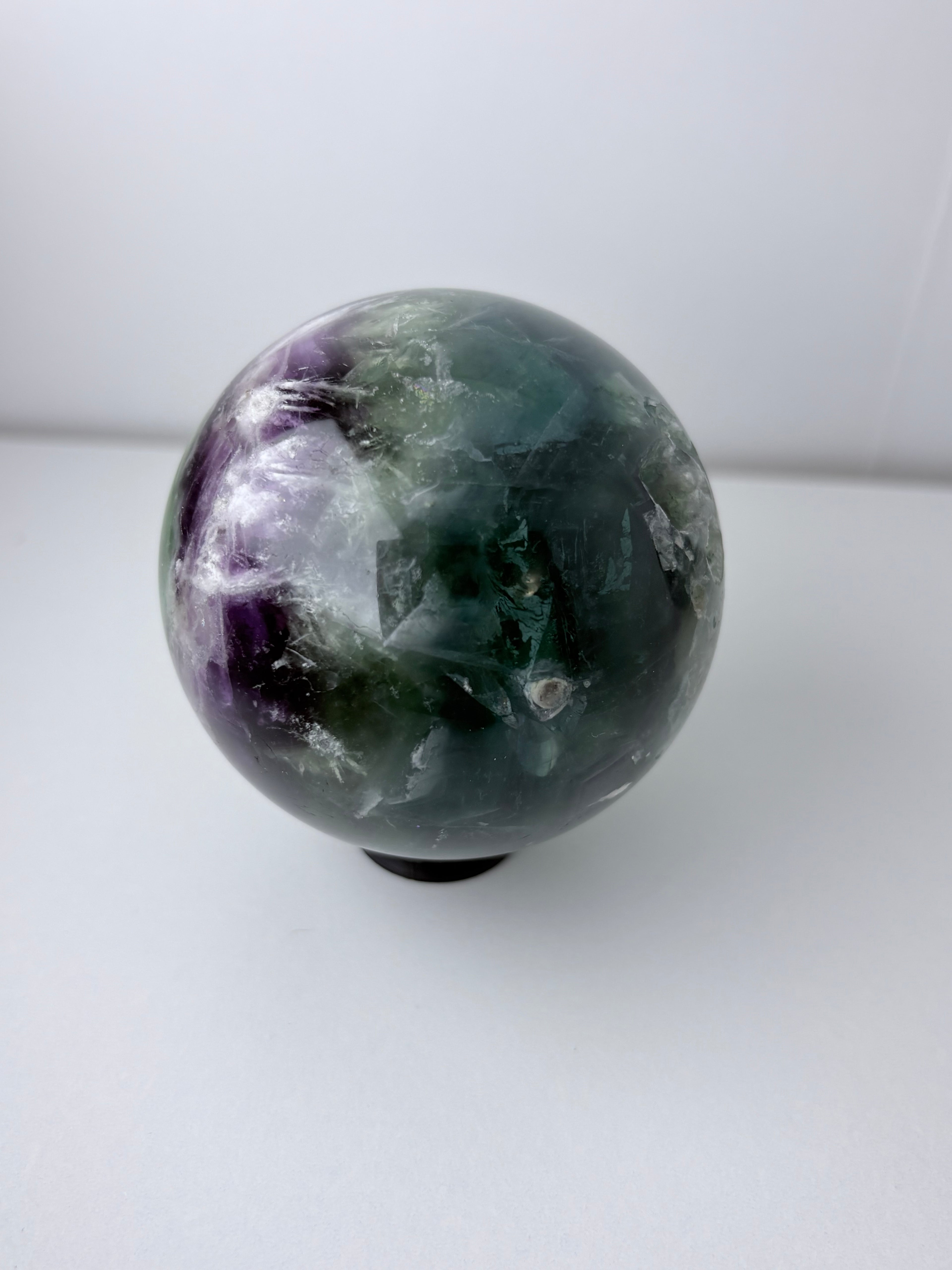 Feather Fluorite Spheres