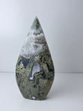 Druzy Moss Agate Freeform