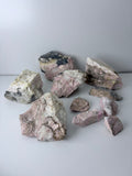 Peruvian Pink Rhodonite Raw Chunks