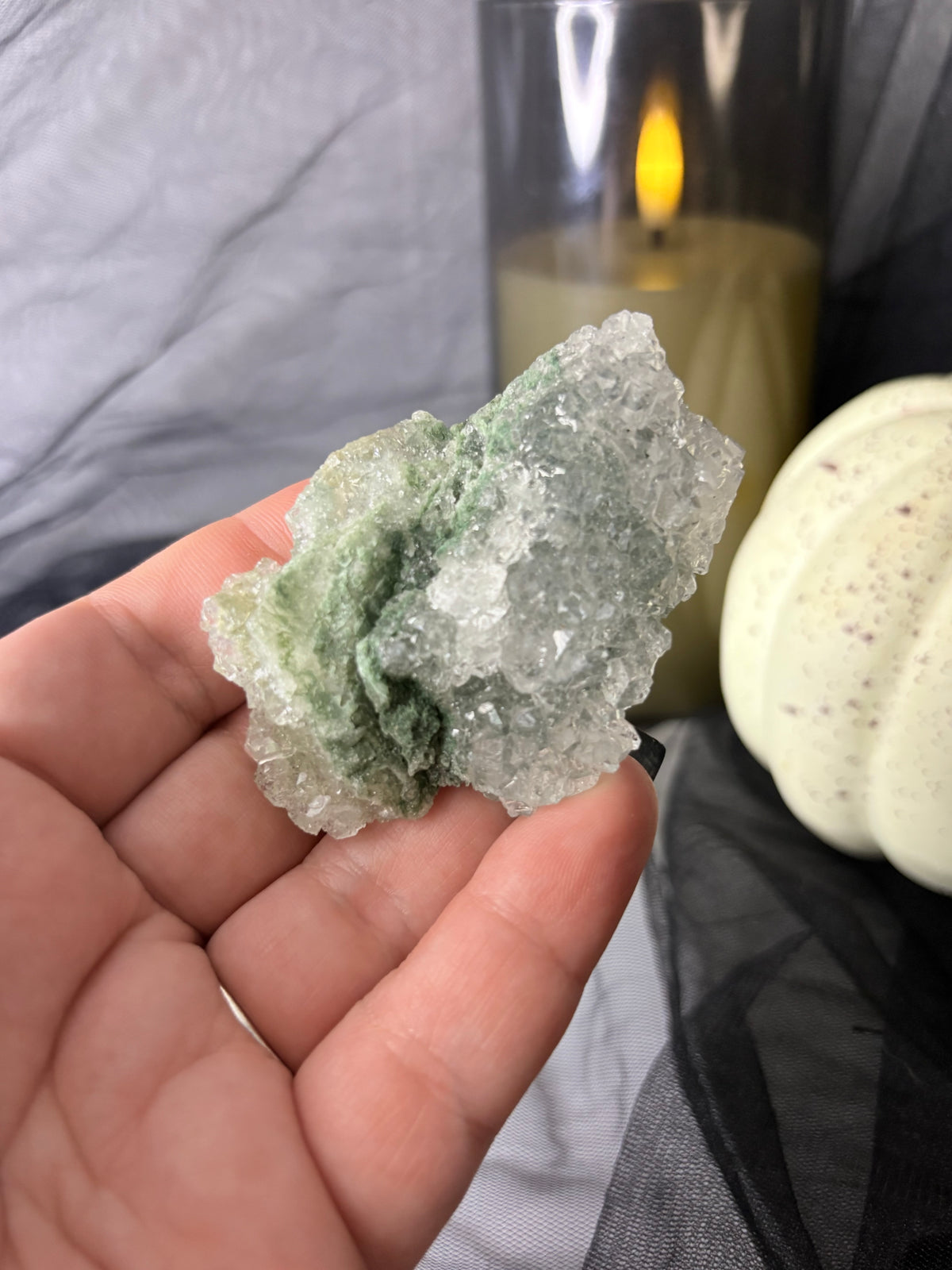 Prehnite Epidote Cluster