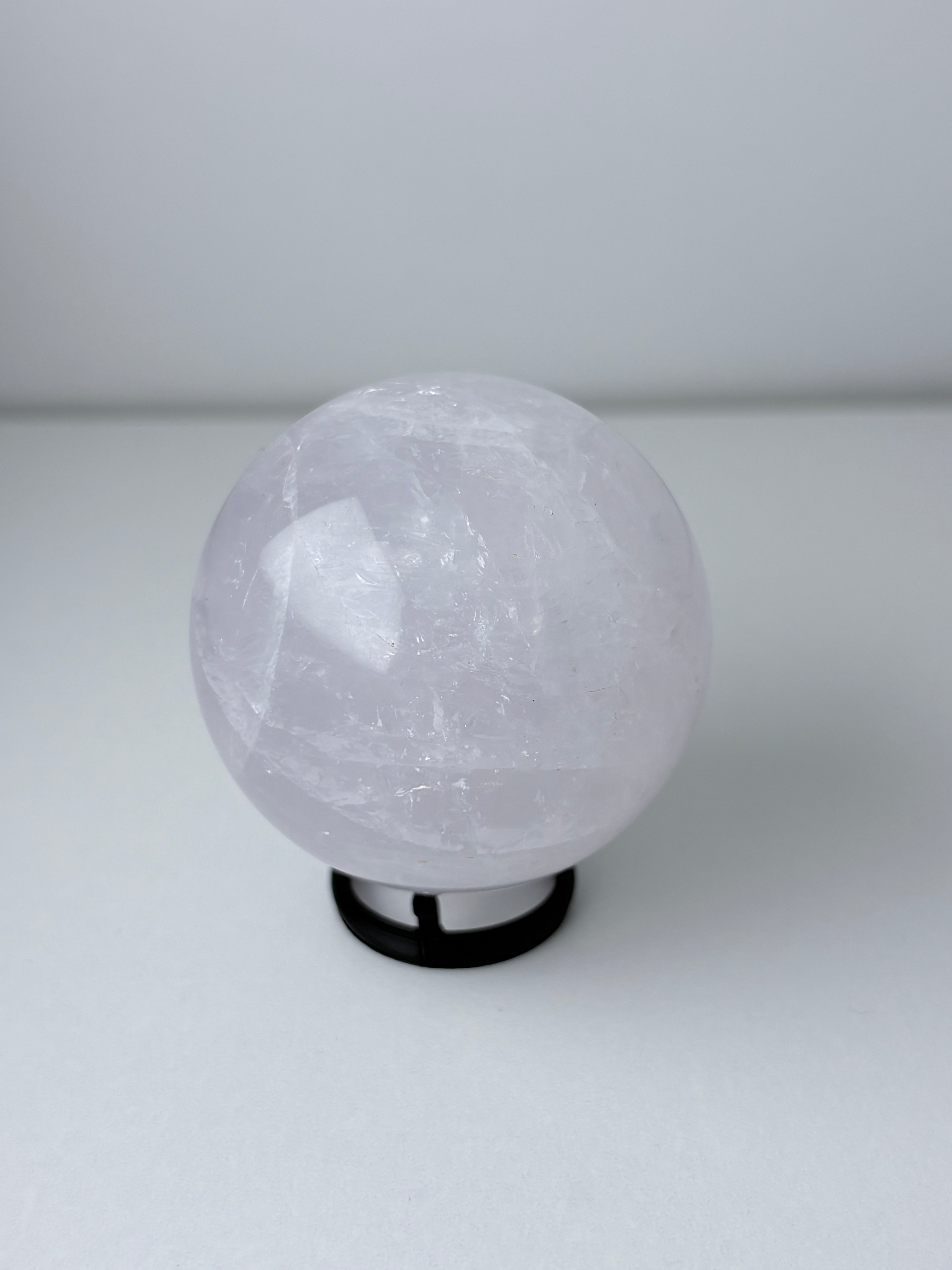 Lavender Rose Quartz Spheres