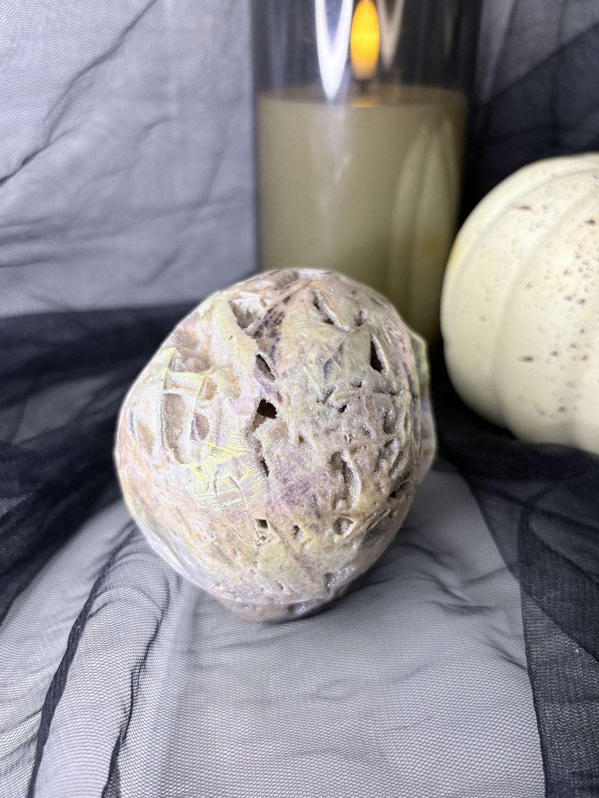 Aura Sphalerite Skull