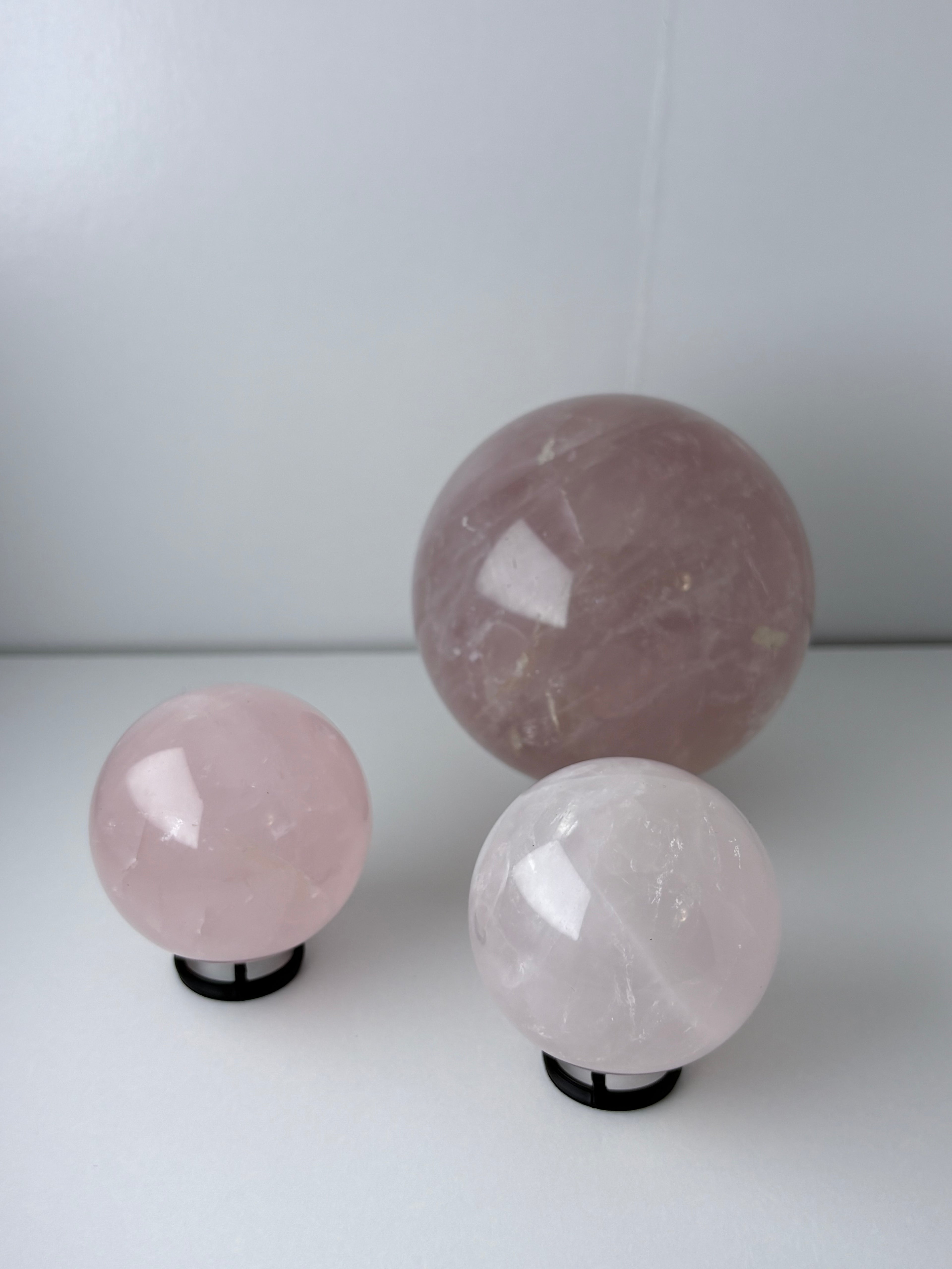 Rose Quartz Spheres
