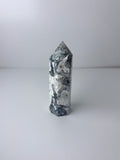 Moss Agate Obelisk Towers