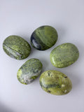 Natural Polished Serpentine Pillow Palms