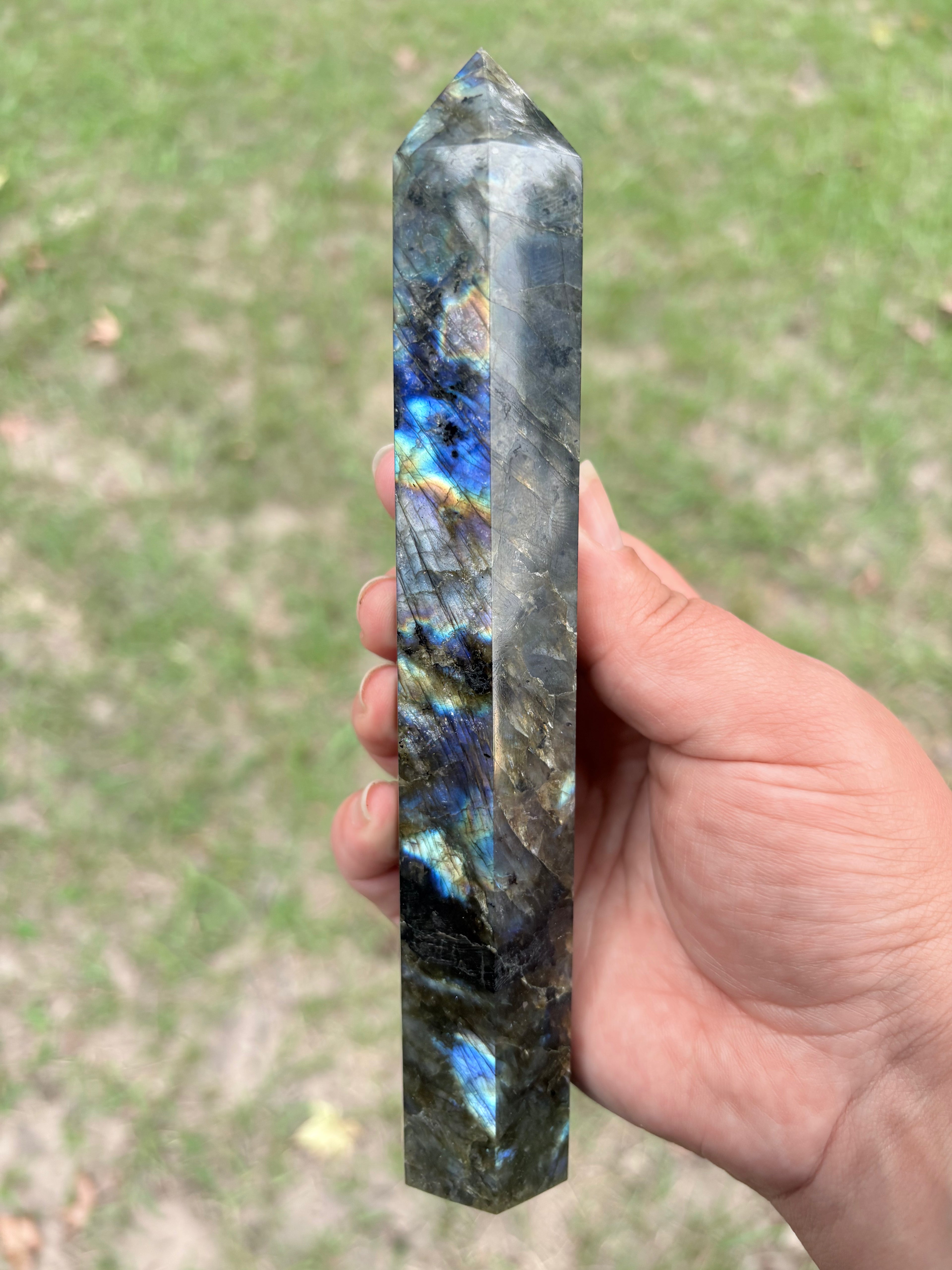 Large Labradorite Tower